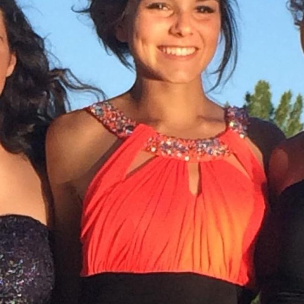 Coral dress